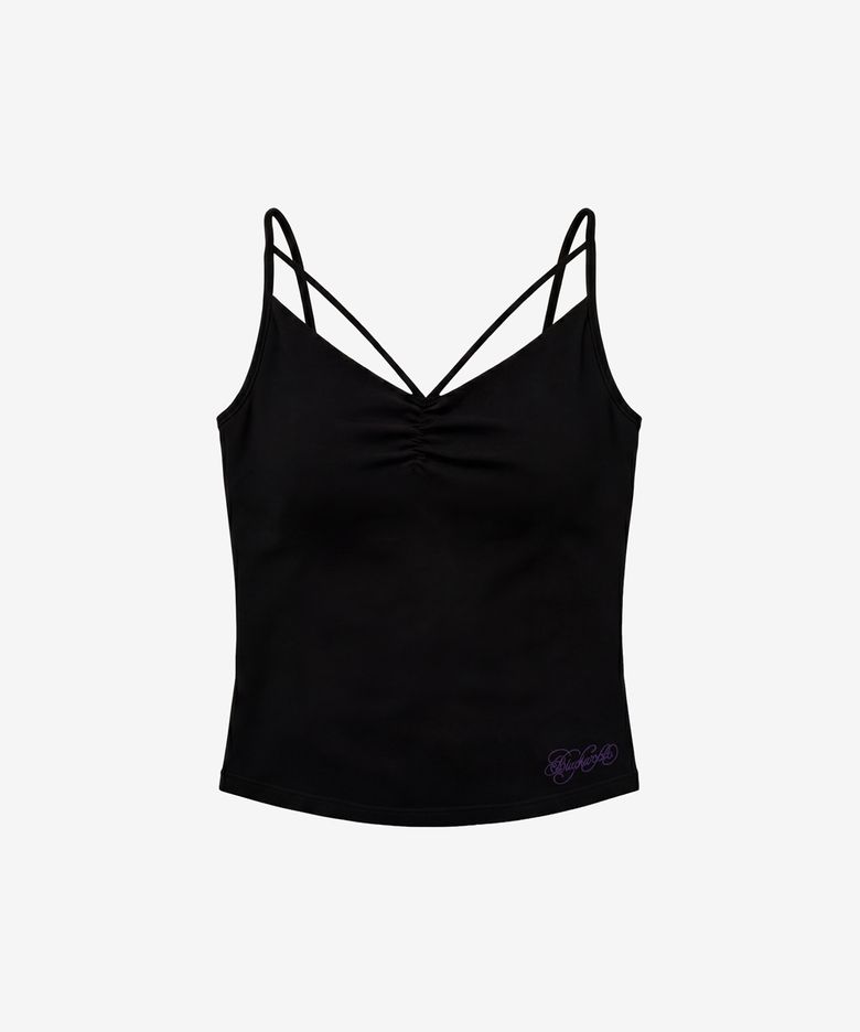 벨라 스트랩 나시_블랙 Vella Strap Sleeveless_Black