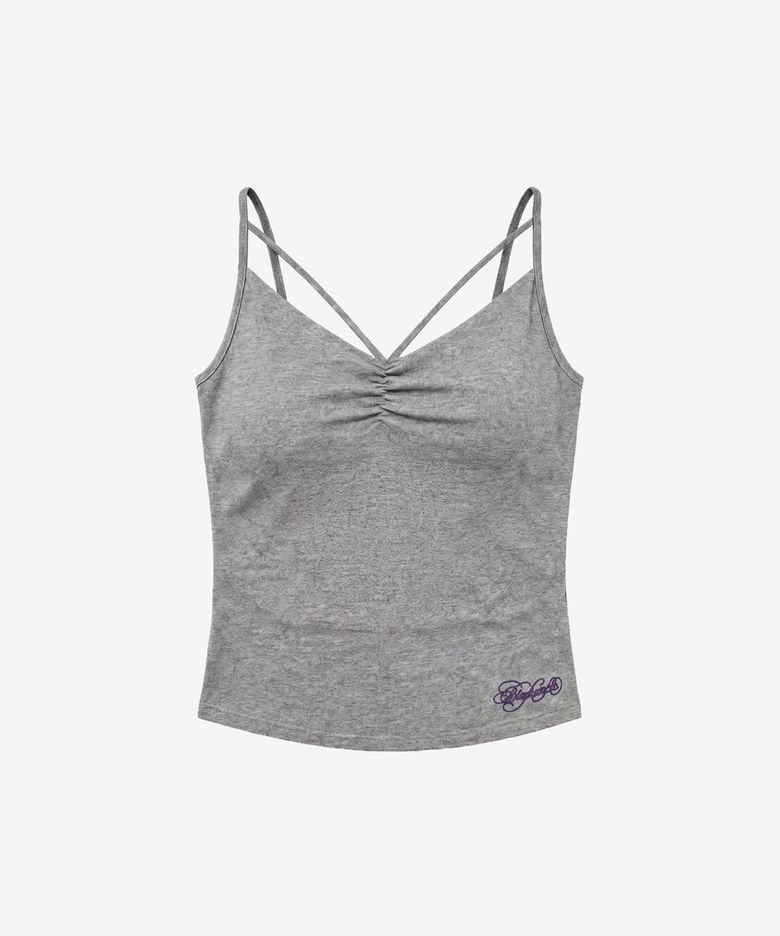 벨라 스트랩 나시_멜란지 Vella Strap Sleeveless_Melange