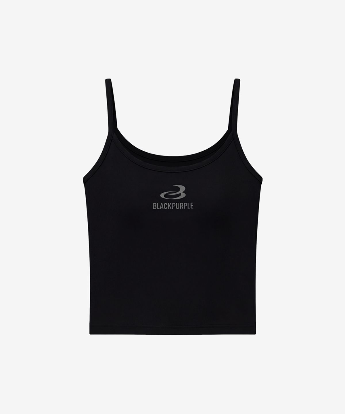 블랙 퍼플(BLACK PURPLE) 시그니처 코튼 나시_블랙 Signature Cotton Sleeveless_Black
