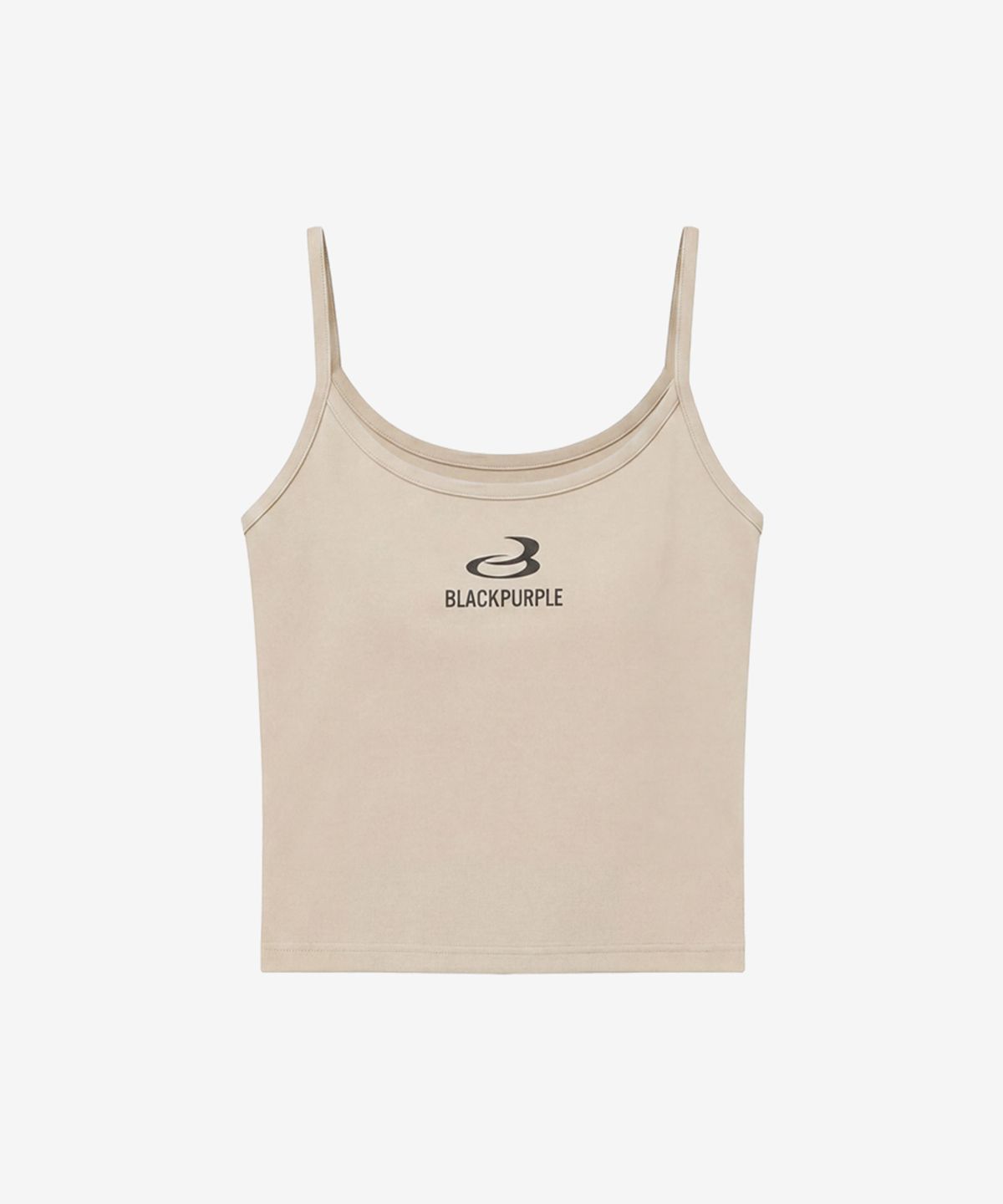 블랙 퍼플(BLACK PURPLE) 시그니처 코튼 나시_베이지 Signature Cotton Sleeveless_Beige