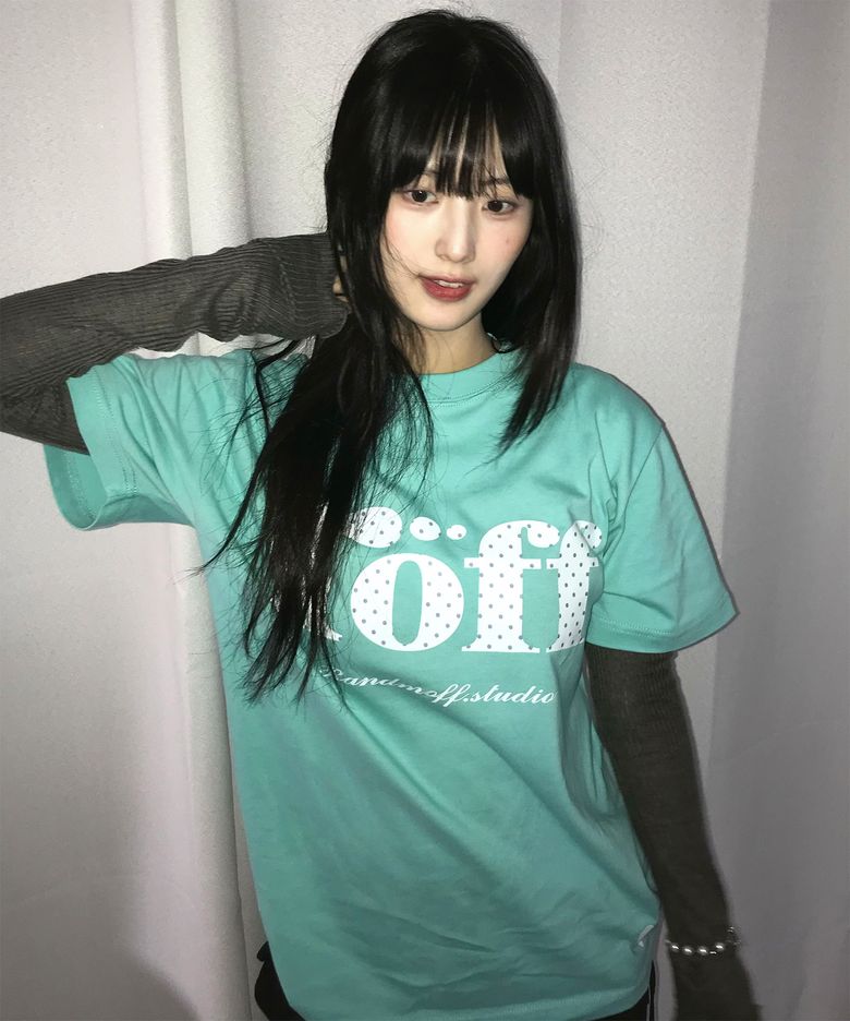 RÖFF TYPE PLAY DOT T-SHIRT MINT(White)