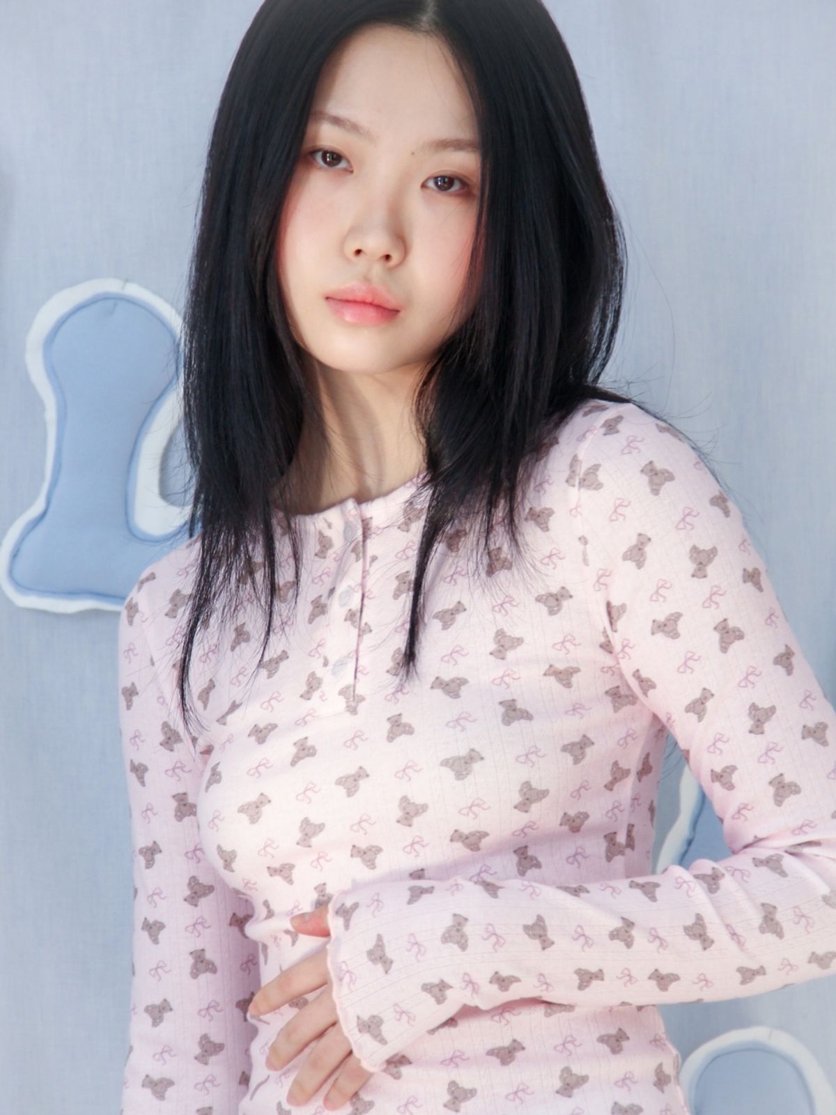 구름킴(GULEMKIM) Sweet Button Long Sleeve (3 colors)