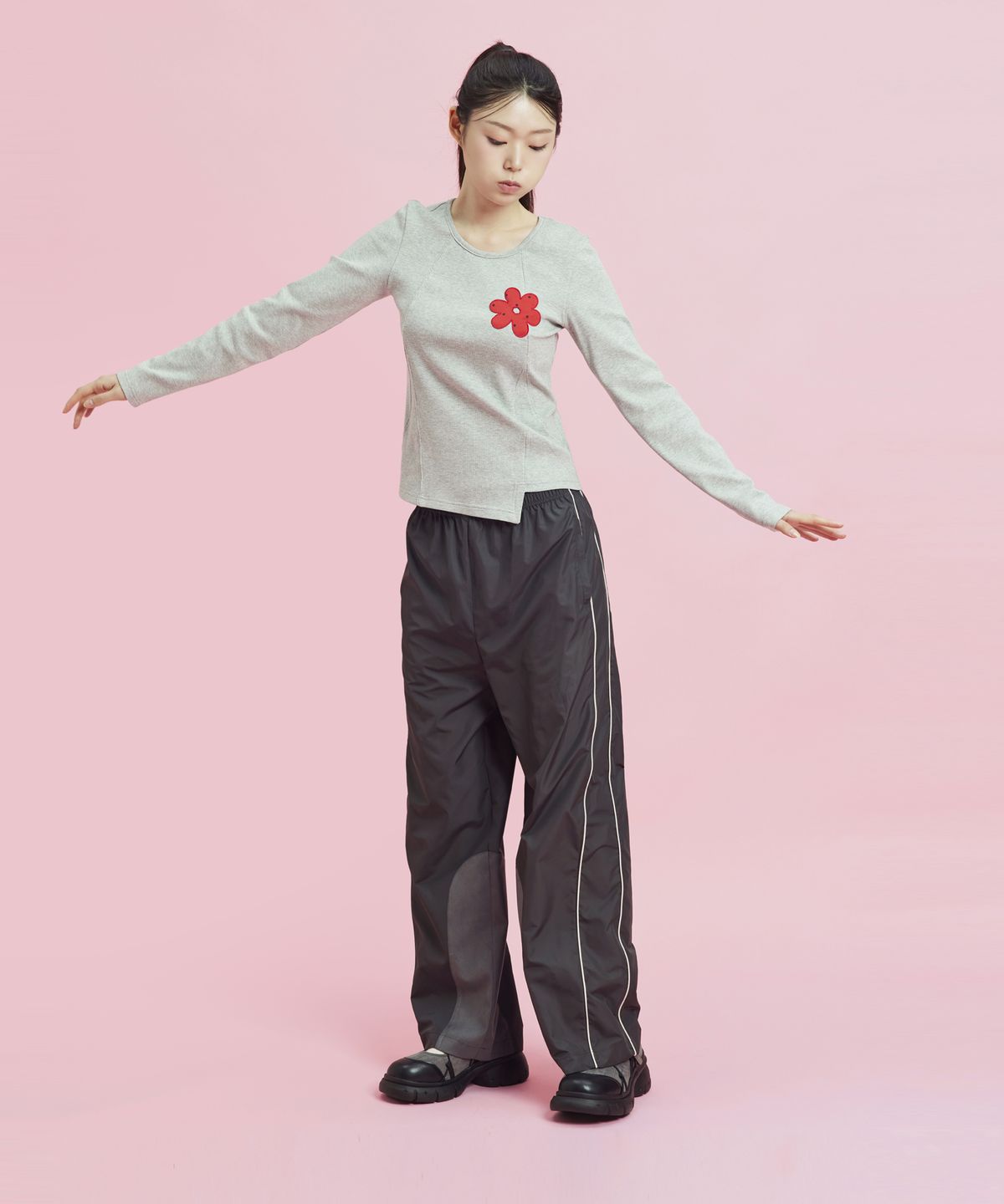 오우라(OWURA) 에브리데이 트랙팬츠_차콜 그레이