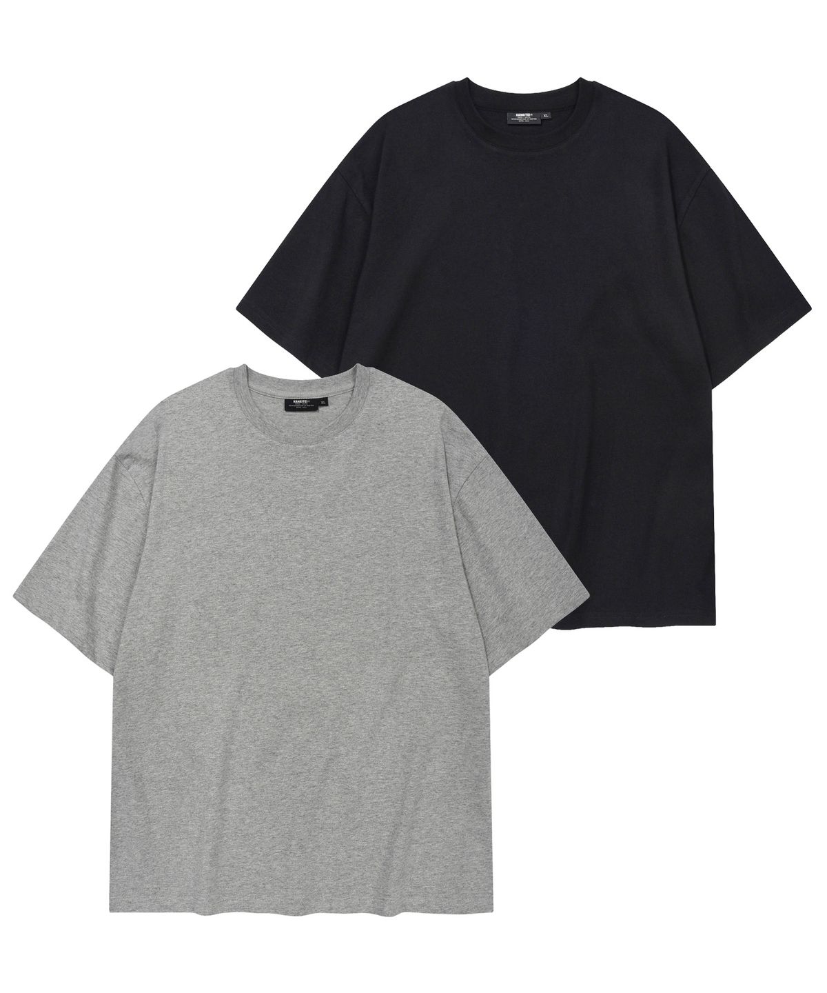 카네이테이(KANEITEI) [2PACK] CROP SHORT SLEEVES (6color)