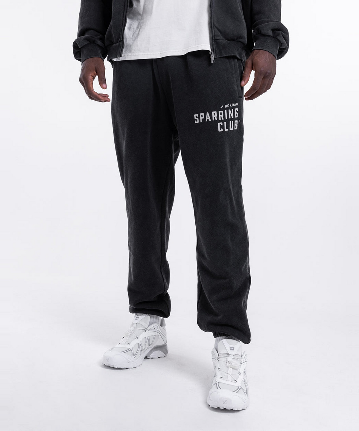 복스로(BOXRAW) 스파링 클럽 조거팬츠 - 남성 M BXRW-SPCLB