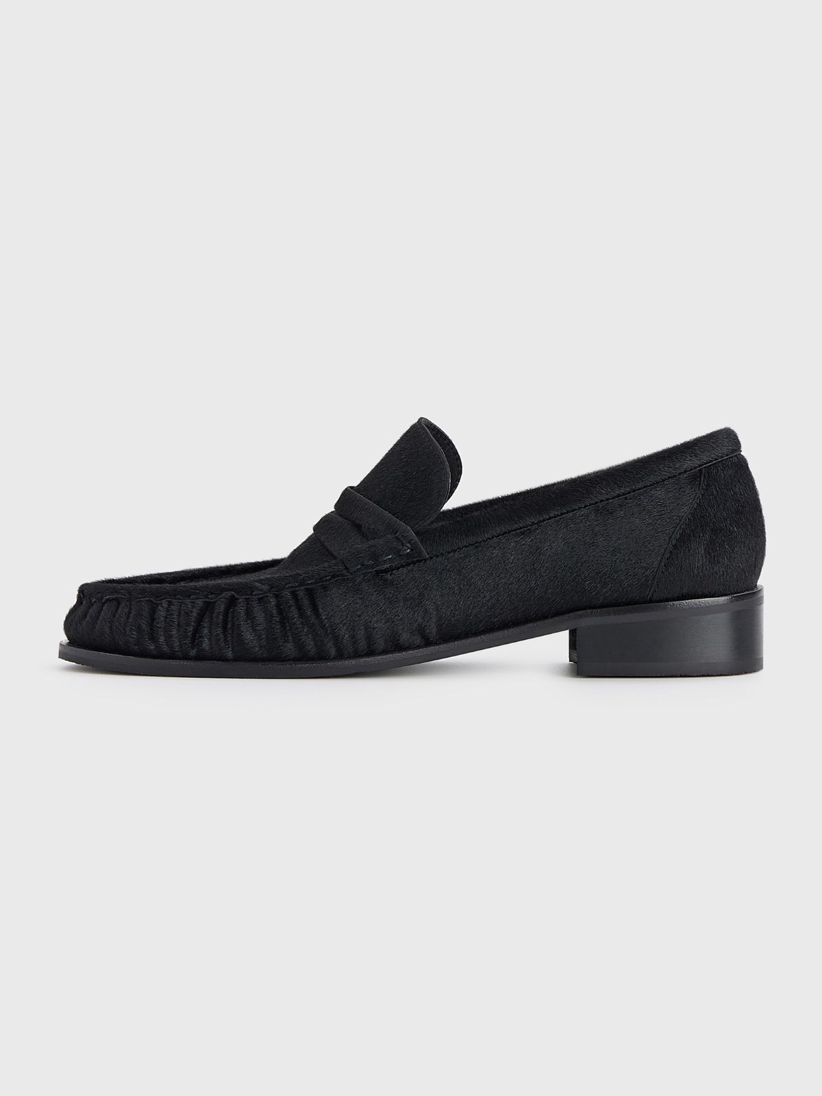 잡화룸(JABHUAROOM) HAIRY PENNY LOAFER