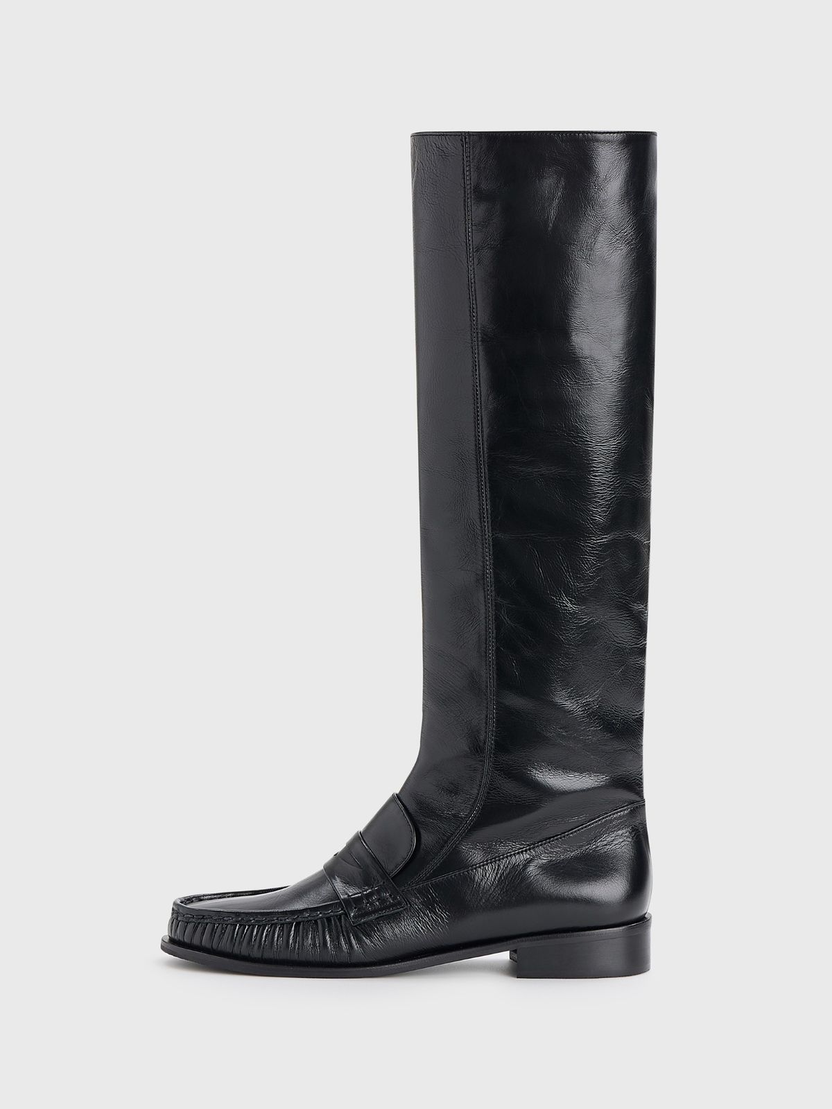 잡화룸(JABHUAROOM) SILENT PENNY BOOTS, (BLACK)