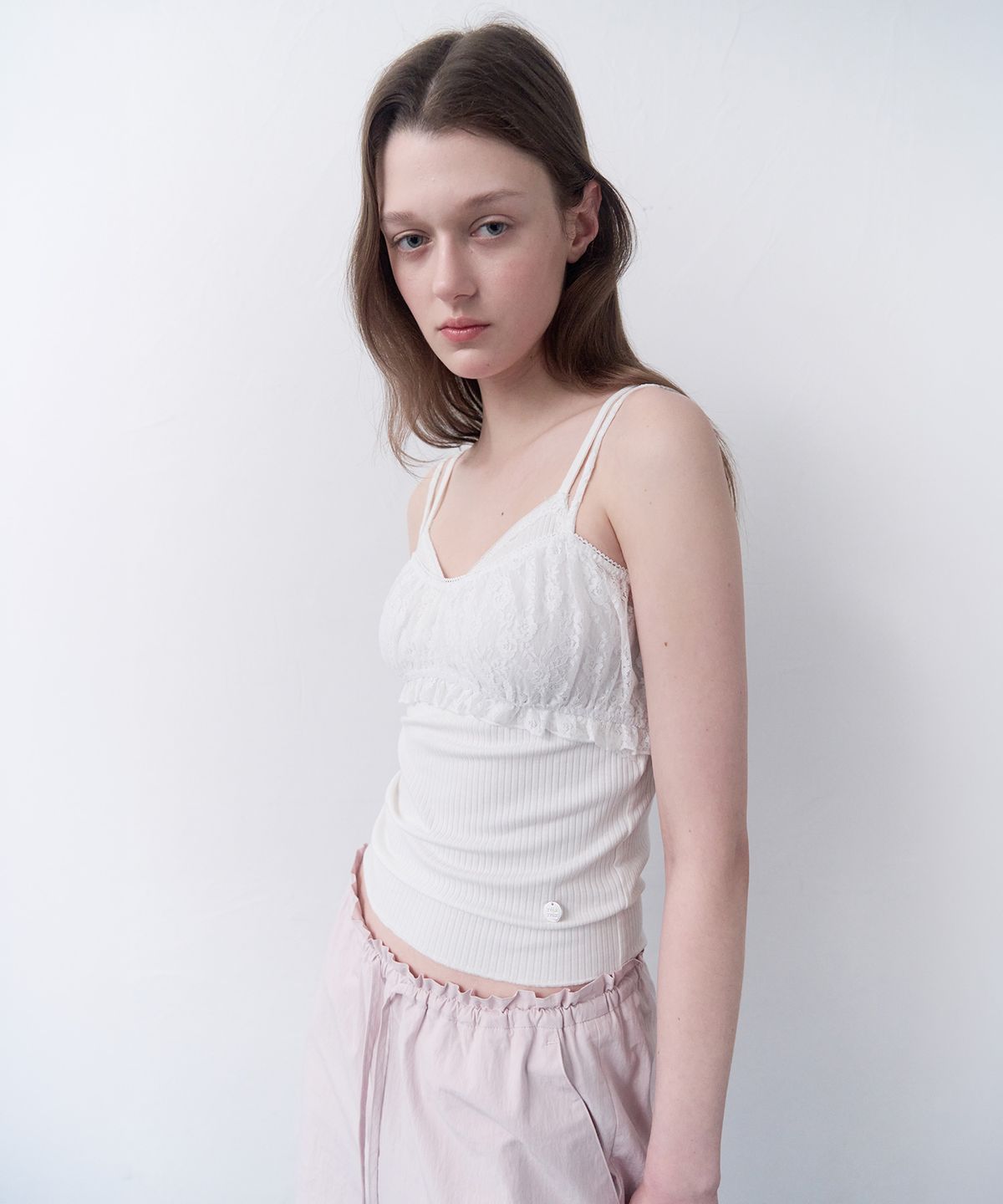 로라로라(ROLAROLA) LACE BUSTIER WHITE