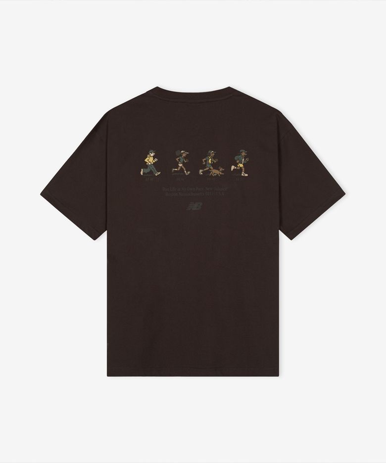 NBNEG21503 / UNI NB 프렌즈 반팔티 (BROWN)