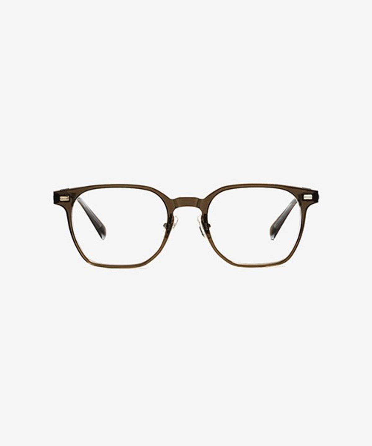 테츠오 아이웨어(TETSUO EYEWEAR) RON(론) 안경테 C3 KHAKI BROWN