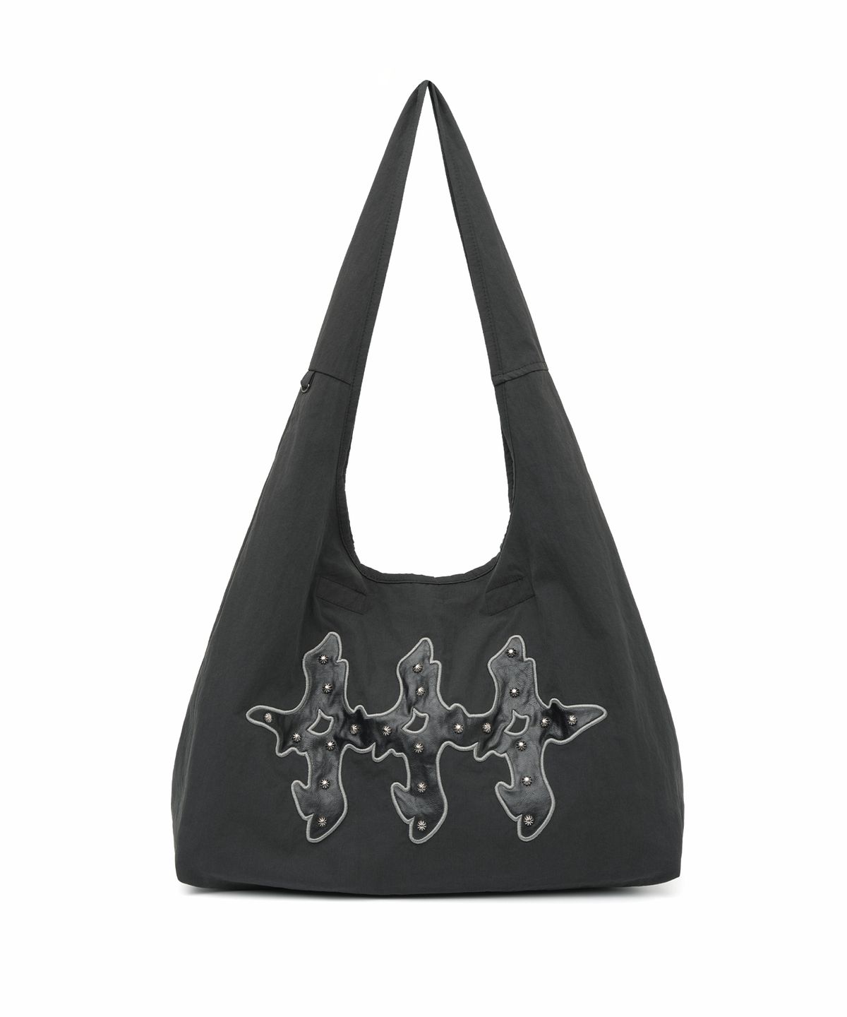 낫포너드(NOT4NERD) 444 Logo Applique Tote Bag - Black