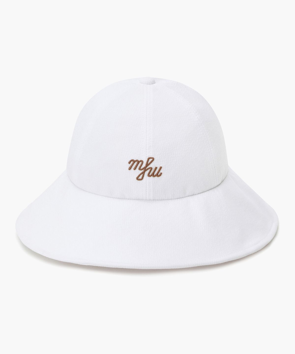 먼싱웨어(MUNSINGWEAR) 여성 써커 보닛햇 화이트 MR222LCP54