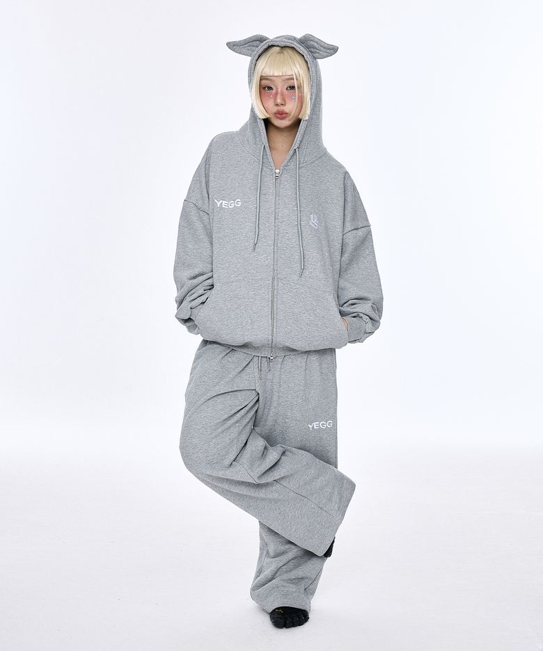 윙 후디 그레이