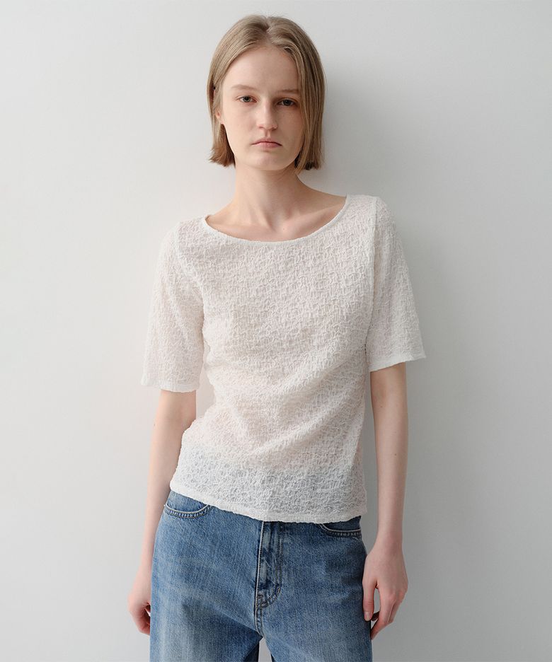 KAYA WRINKLE TOP (WHITE)