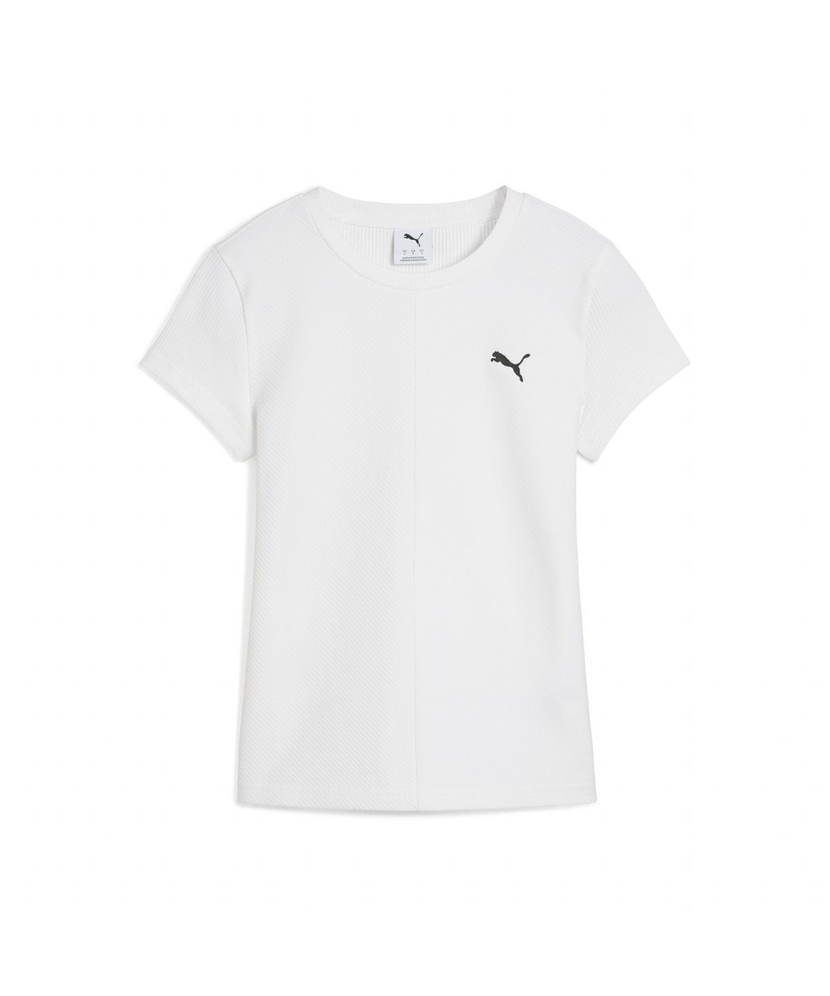 푸마(PUMA) WARDROBE ESS 립드 슬림 티 WARDROBE ESS Ribbed Slim Tee (62976602)