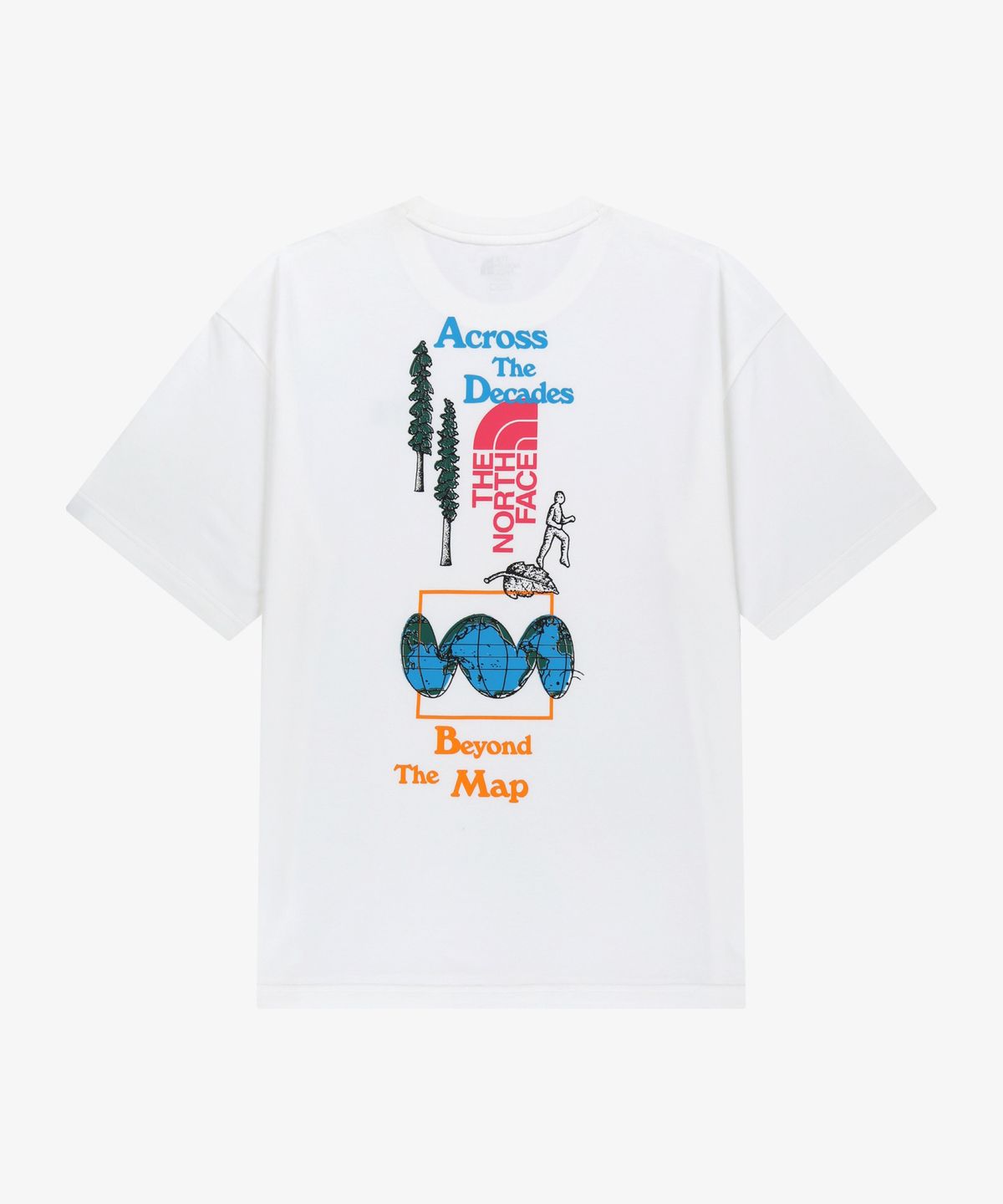 노스페이스(THE NORTH FACE) NT7US11J 액티브 데이 반팔 티 WHITE
