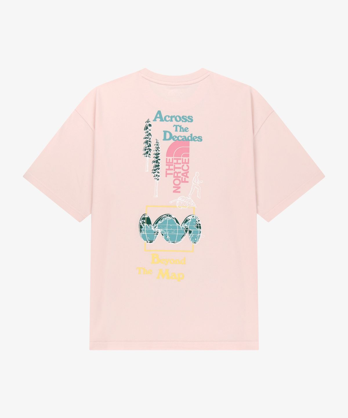 노스페이스(THE NORTH FACE) NT7US11M 액티브 데이 반팔 티 SOFT PINK