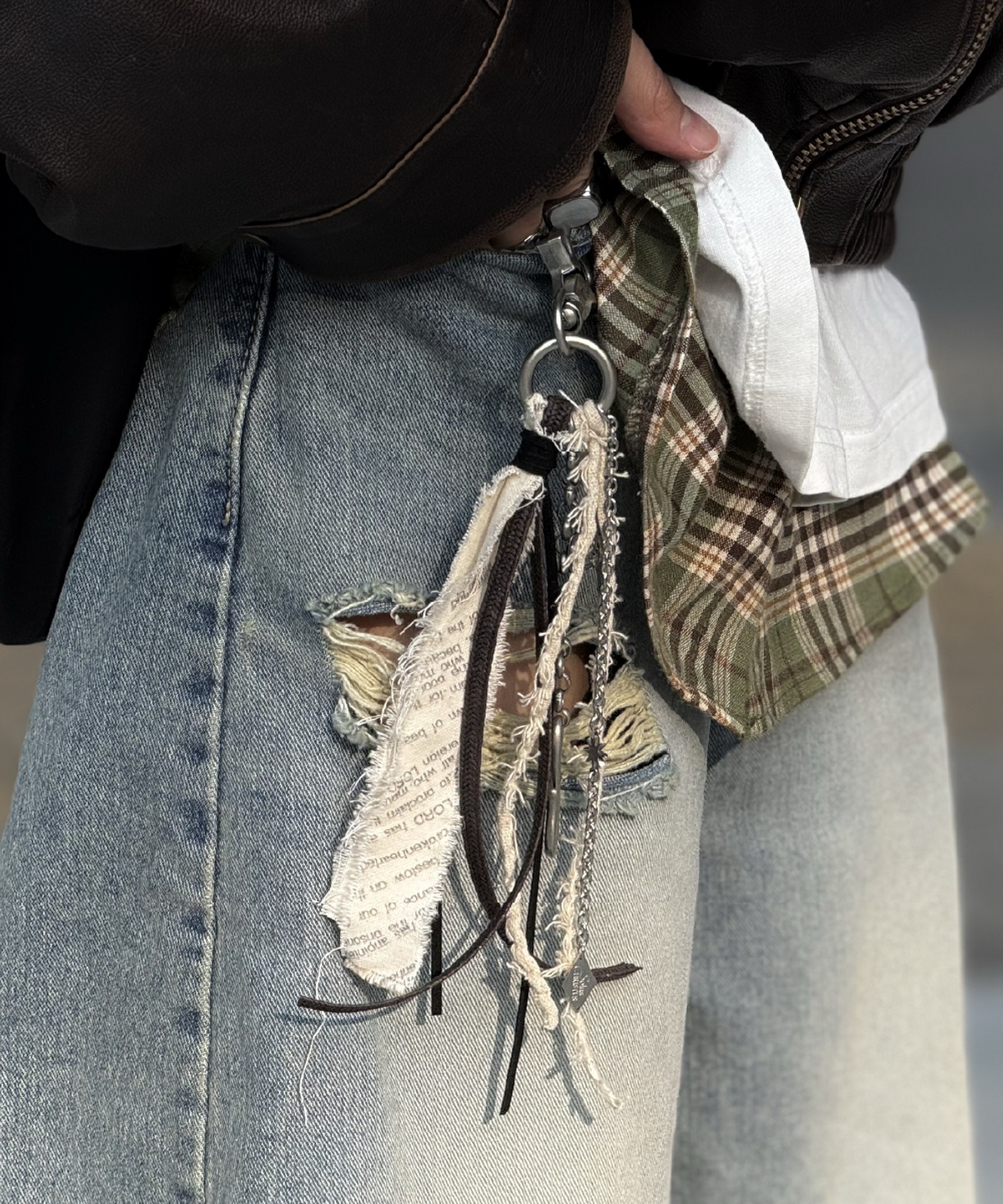 리스토어(RESTORE) SOLUS CHRISTUS Mix strap keyring