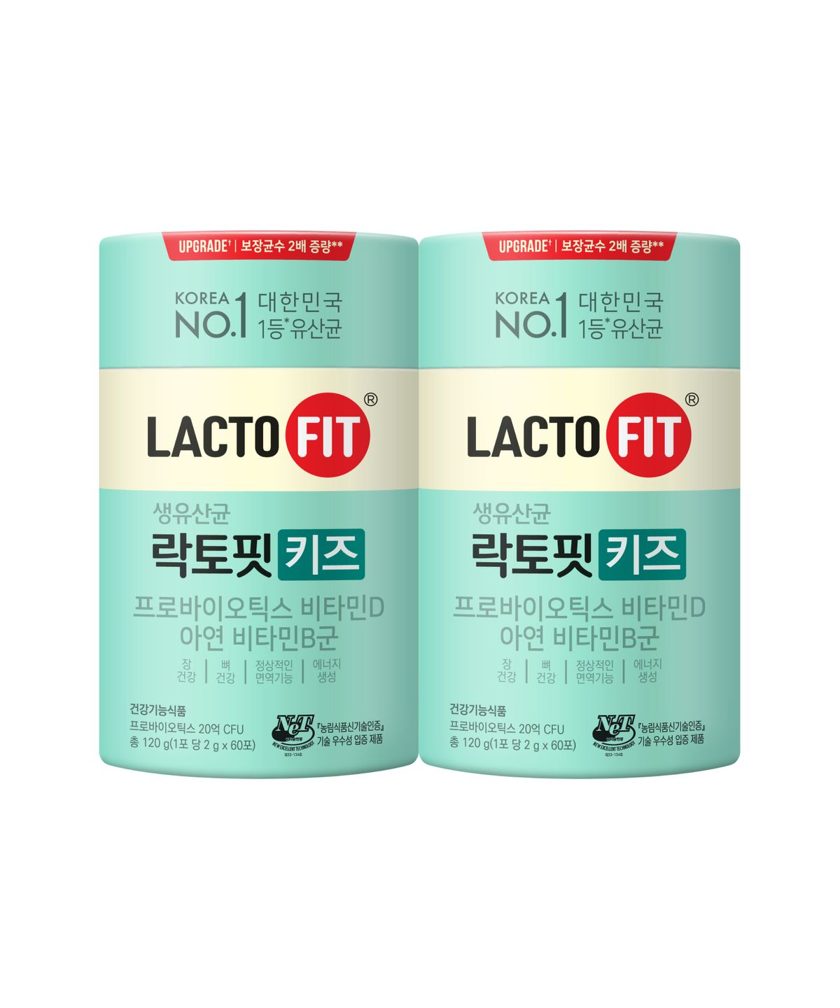 락토핏(LACTOFIT) 락토핏 키즈(60포) 2통 (4개월분)