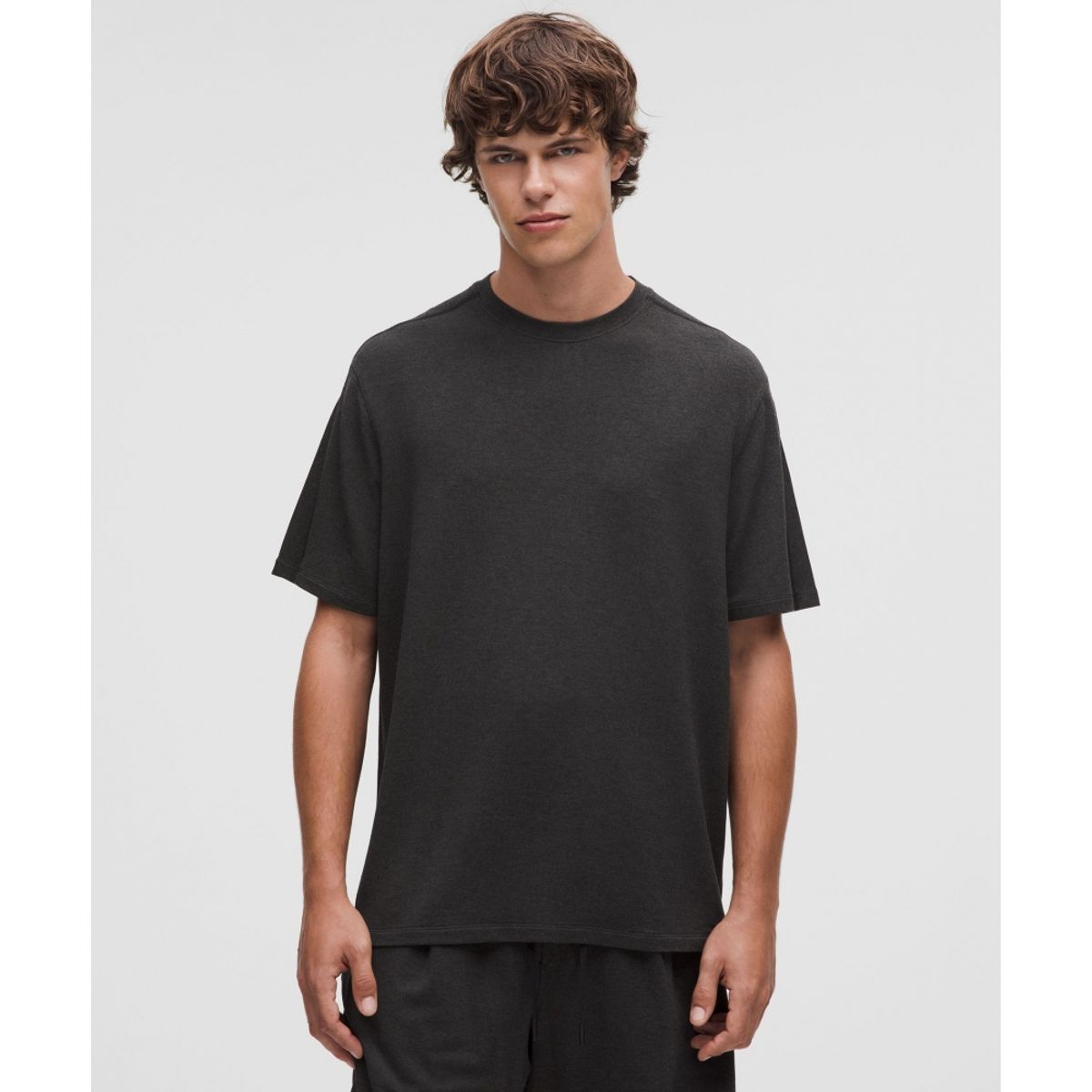 룰루레몬(LULULEMON) 비캄 릴랙스 핏 숏슬리브 셔츠  HBLK
