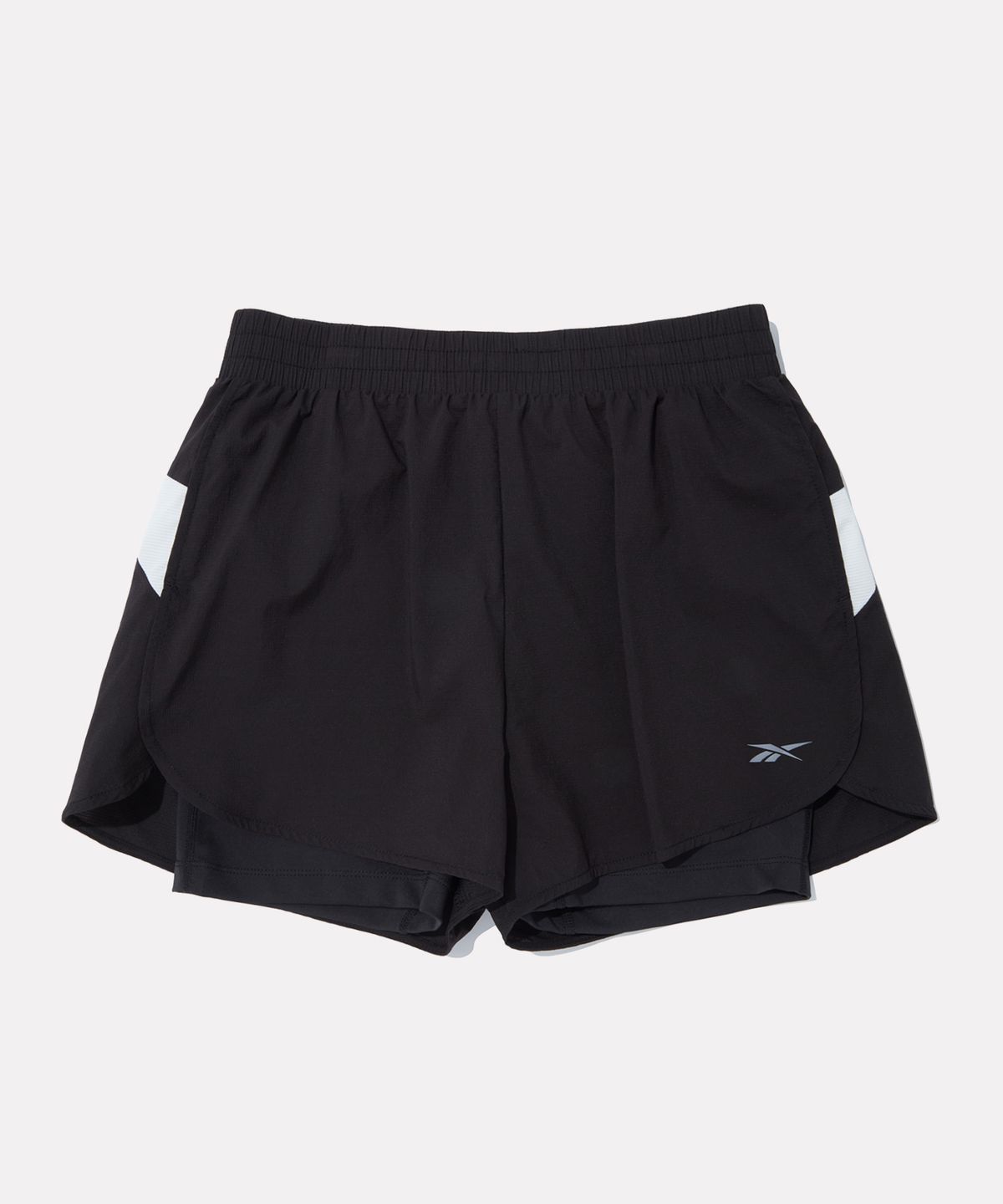리복(REEBOK) 퍼포먼스 2in1 쇼츠 (W) - 블랙