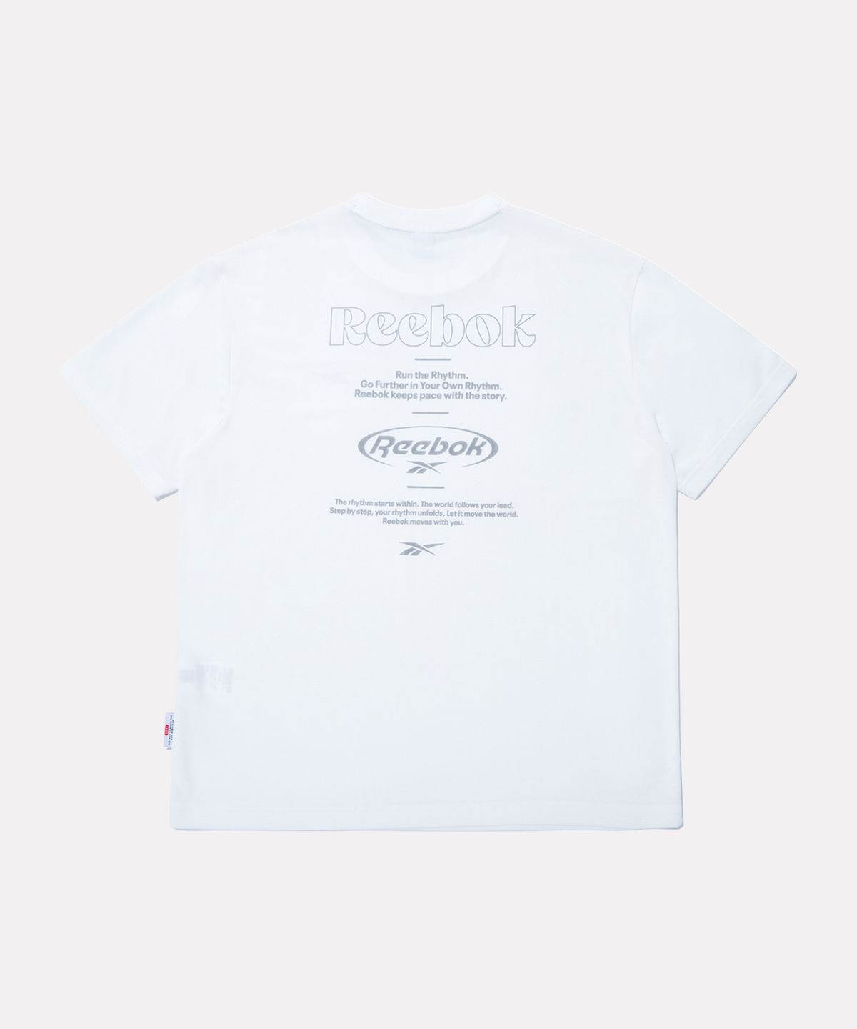 리복(REEBOK) 아카이브 로고 드라이 쿨 반팔티 - 화이트
