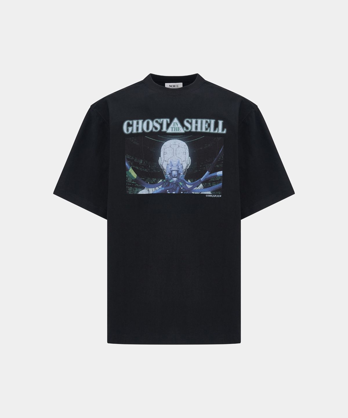 노이스(NOICE) NOICE X GHOST IN THE SHELL 1995 CYBORG T-SHIRT - BLACK