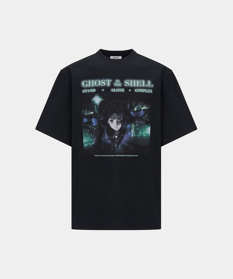 NOICE X GHOST IN THE SHELL S.A.C. T-SHIRT - BLACK