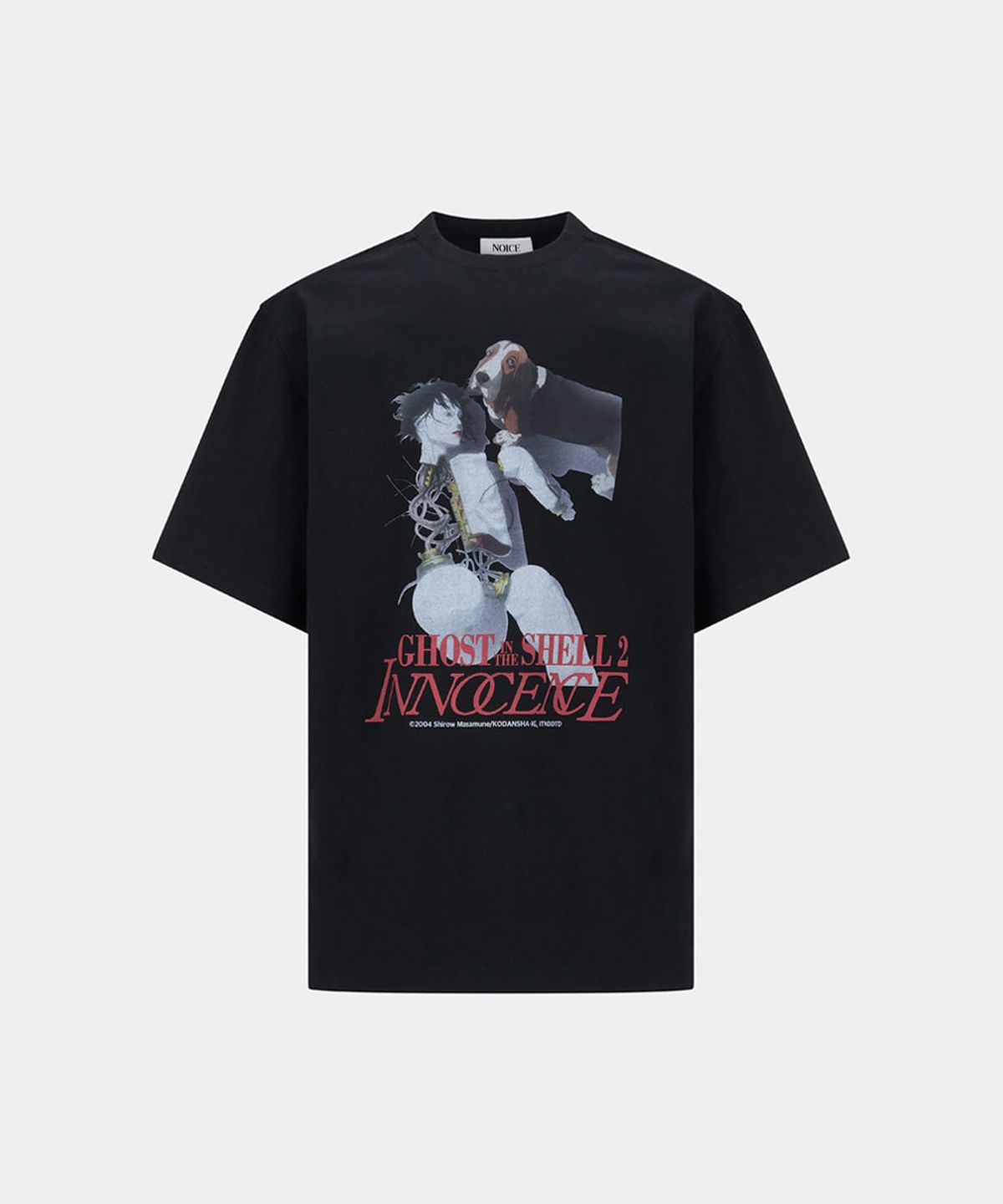노이스(NOICE) NOICE X GHOST IN THE SHELL INNOCENCE T-SHIRT - BLACK