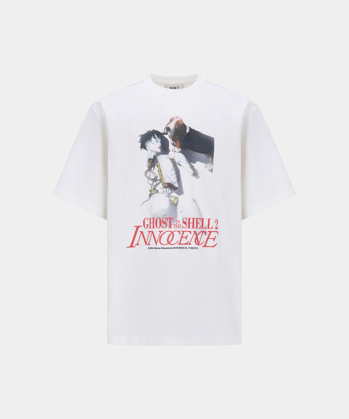 노이스(NOICE) NOICE X GHOST IN THE SHELL INNOCENCE T-SHIRT - IVORY