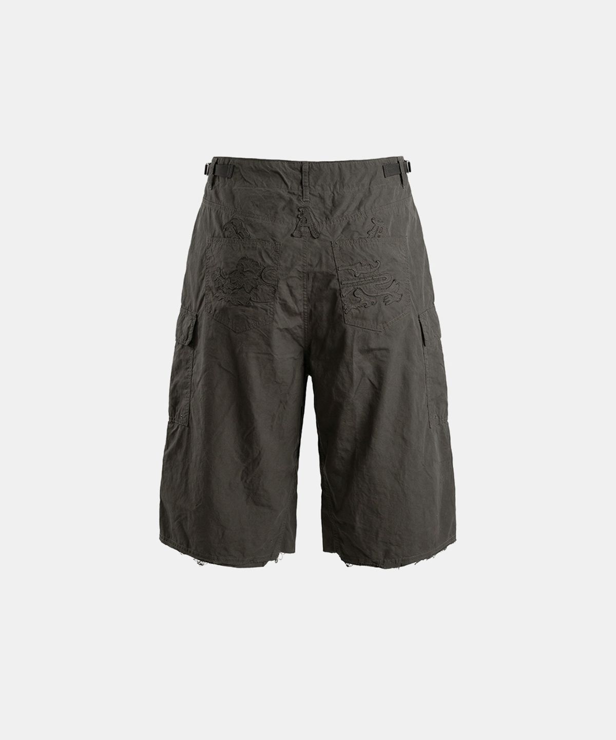 배드블러드(BADBLOOD) Arc Bermuda Pants - Charcoal