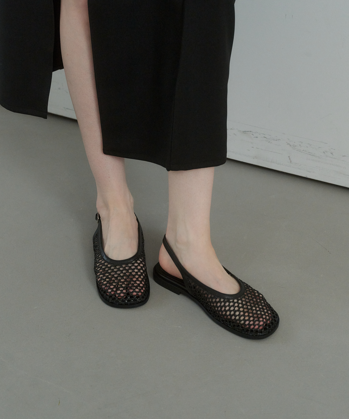 솔트앤초콜릿(SALT AND CHOCOLATE) 디토 메쉬 플랫 412624006 (1.5cm)
