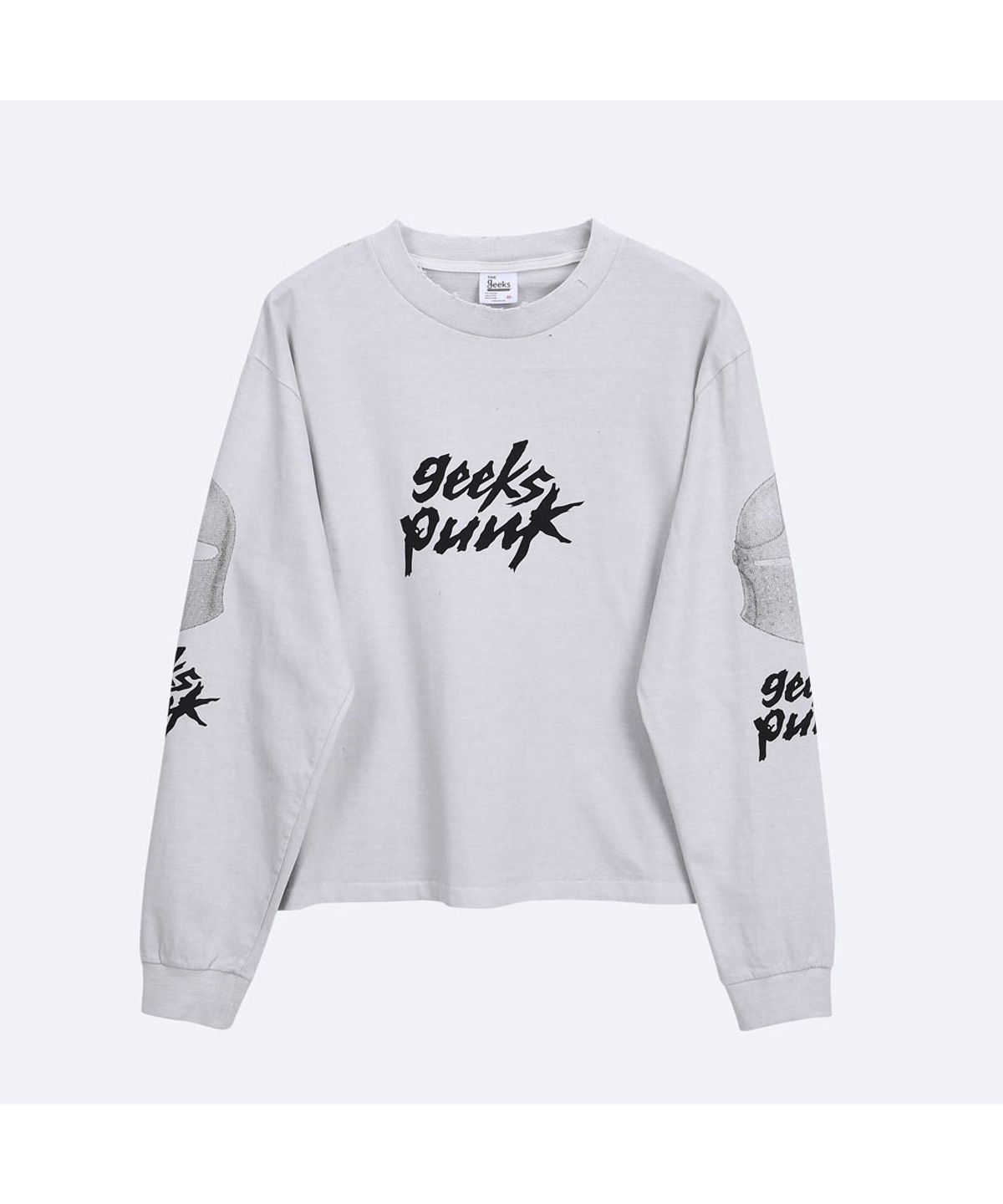 더 긱스(THE GEEKS) Geeks punk long sleeves - White