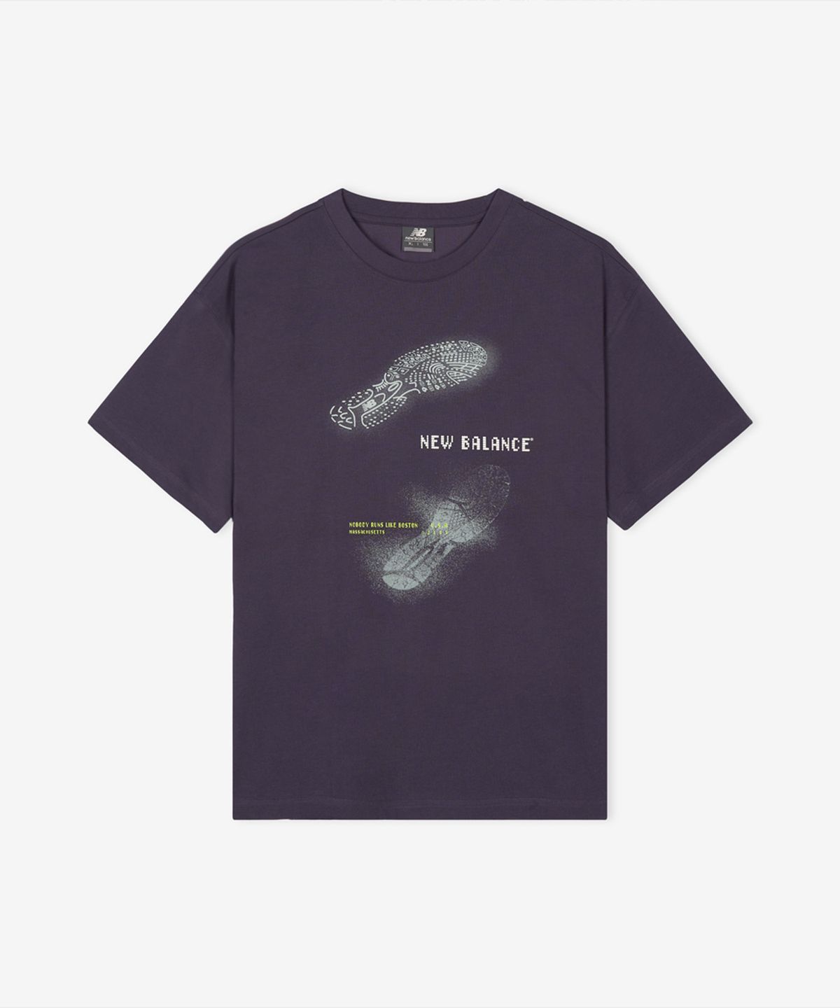 뉴발란스(NEW BALANCE) NBNEG31703 / UNI 트랙스터 반팔티 (PURPLE)