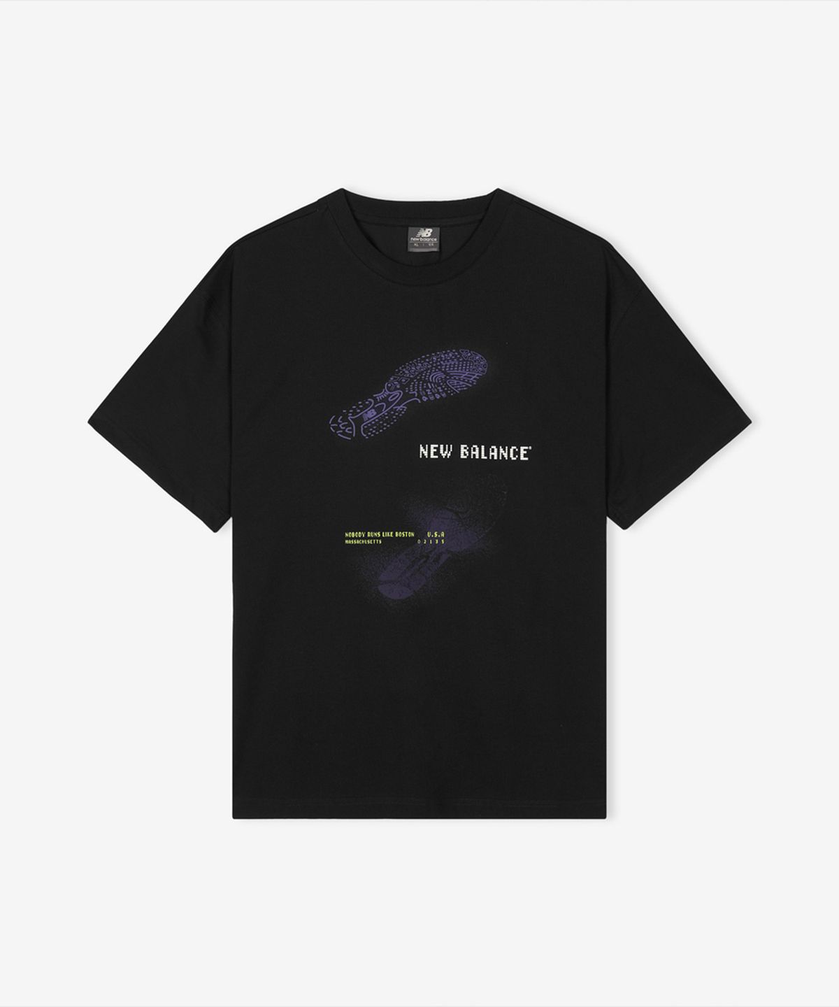 뉴발란스(NEW BALANCE) NBNEG31703 / UNI 트랙스터 반팔티 (BLACK)