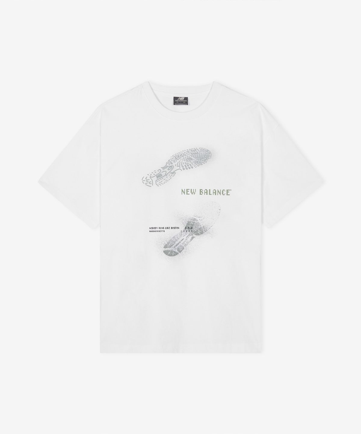 뉴발란스(NEW BALANCE) NBNEG31703 / UNI 트랙스터 반팔티 (WHITE)