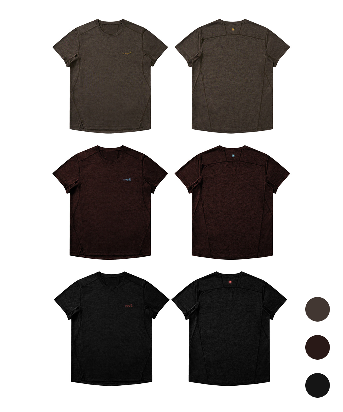 버튼서울(BUTTON SEOUL) 선라이즈 테크 핏 액티브 스포츠 숏슬리브 (3 COLOR)