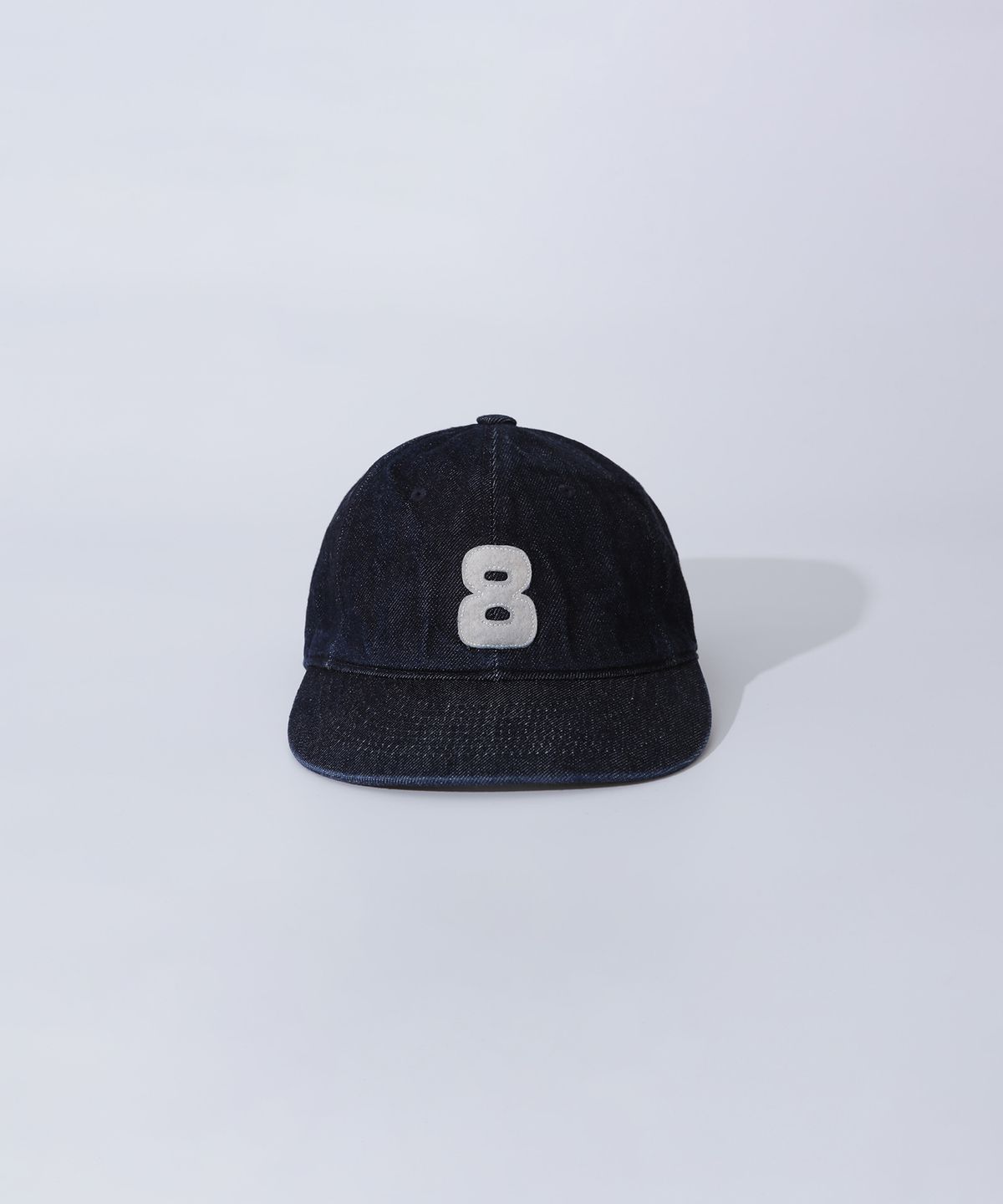 우드비(WOULDBE) 8 데님 베이스볼 캡 (인디고 원워시)