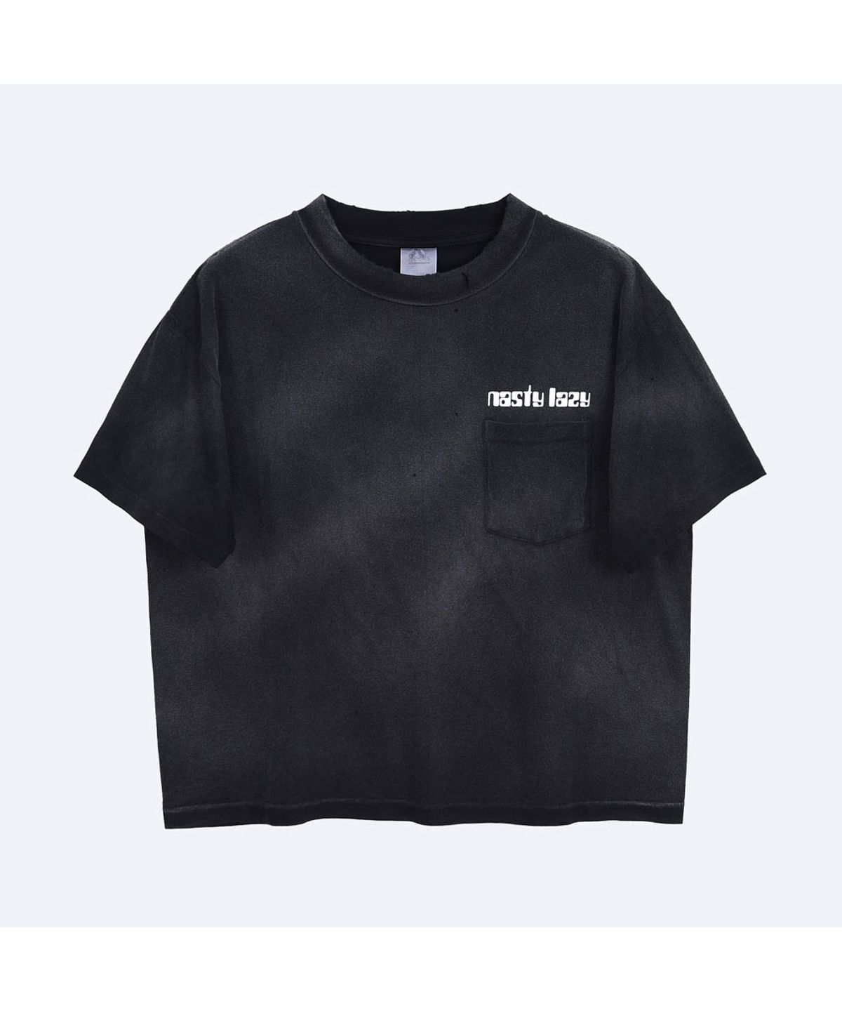 더 긱스(THE GEEKS) Nasty boys pocket T-shirt - Black
