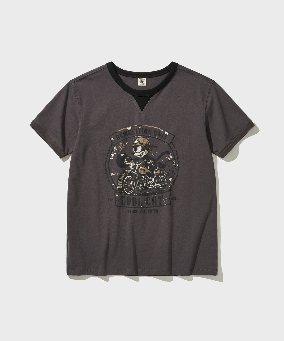 비디알(VDR) COOL CAT T-SHIRTS [Stone Gray]