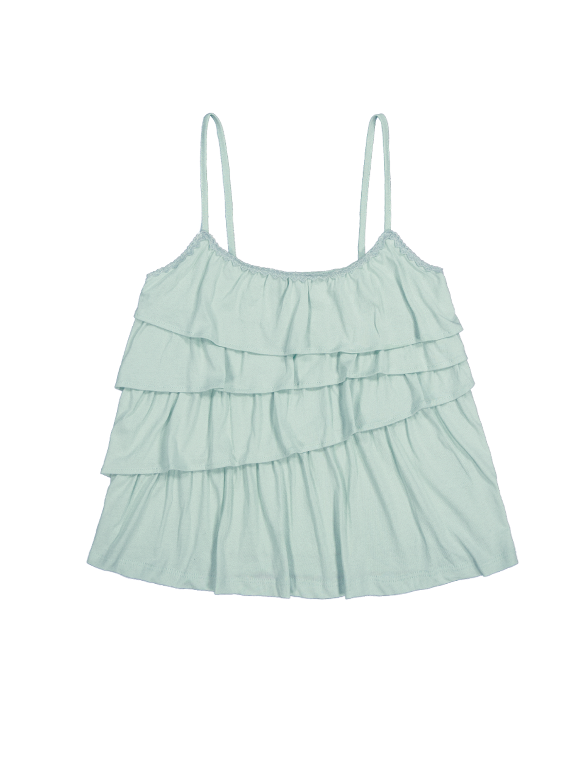익스파이어드걸(EXPIRED GIRL) [5th] Unbalanced Frill Cami Mint