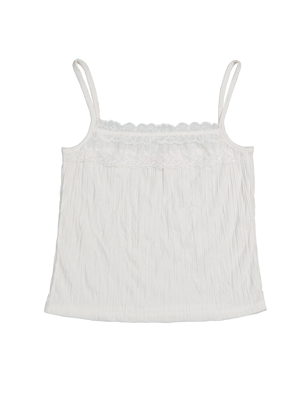 익스파이어드걸(EXPIRED GIRL) [5th] Petal Lace Tank Ivory