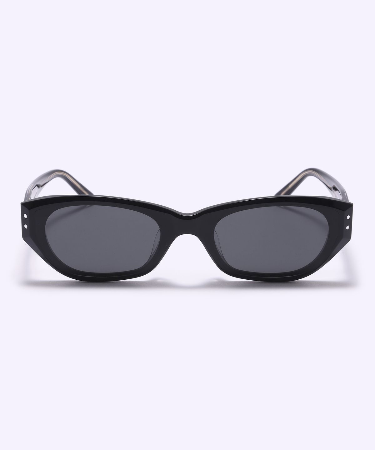 알로아이웨어(ALO EYEWEAR) [SILVERBITE] SBS1605 0920G 플랫바 핀 오벌 블랙 선글라스