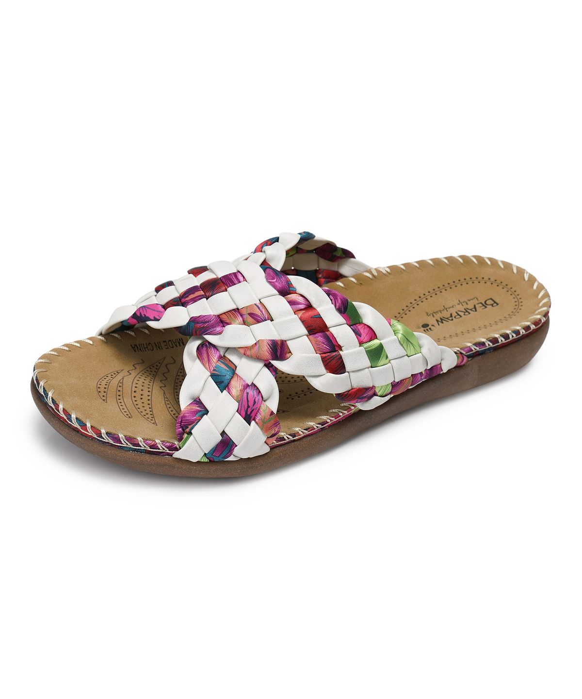 베어파우(BEARPAW) BRIANNA 슬리퍼 화이트 (K2837084QB-W)