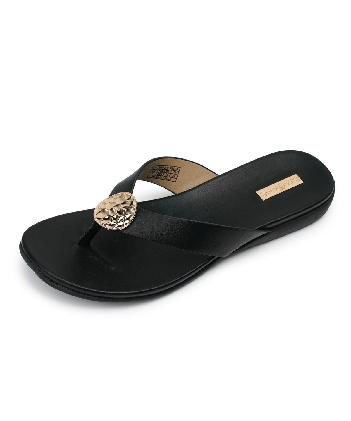 베어파우(BEARPAW) MELLA 플립플랍 블랙 (K1027001RB-W)