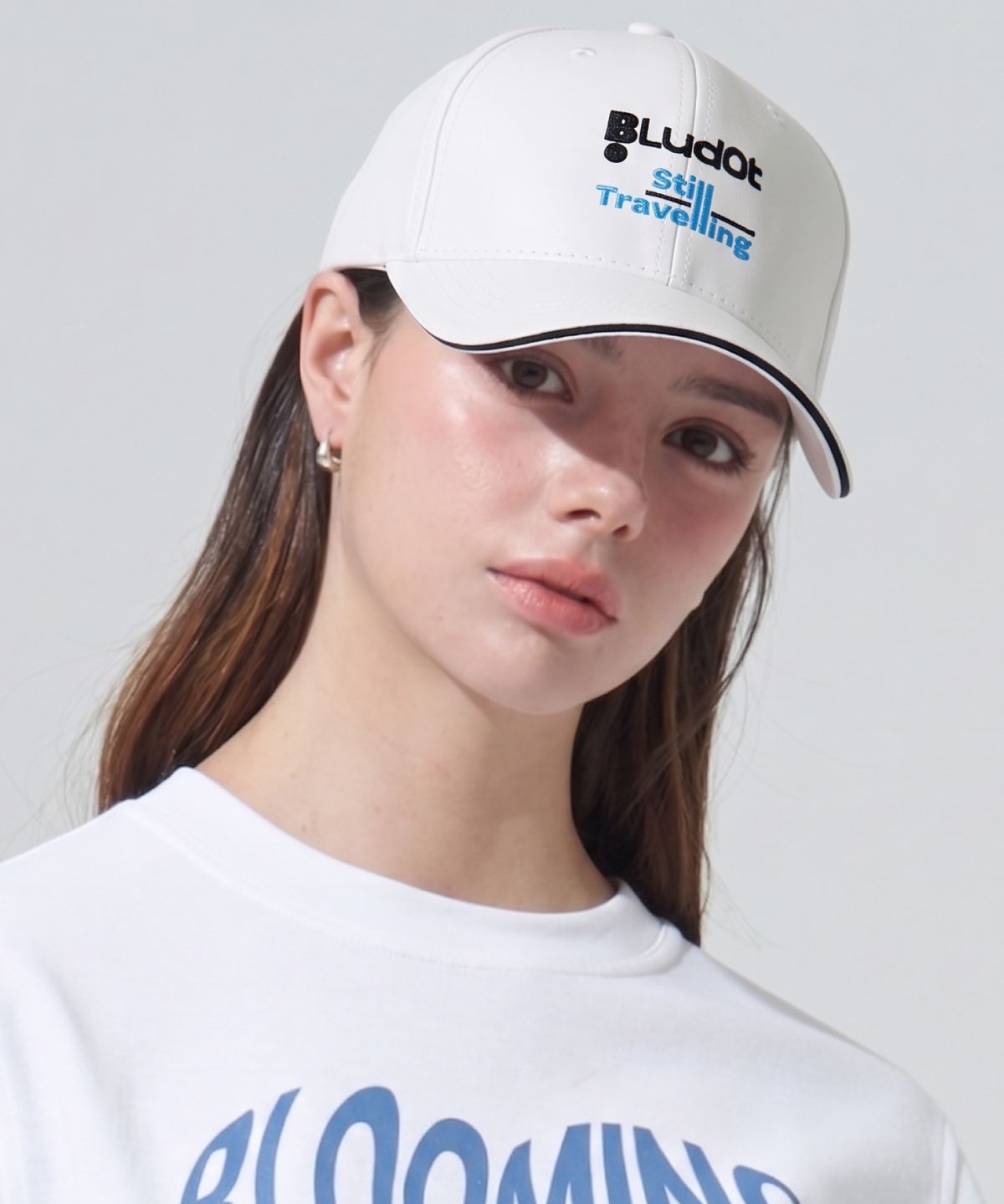블루닷(BLUDOT) 하이 스트레치 볼캡_WH