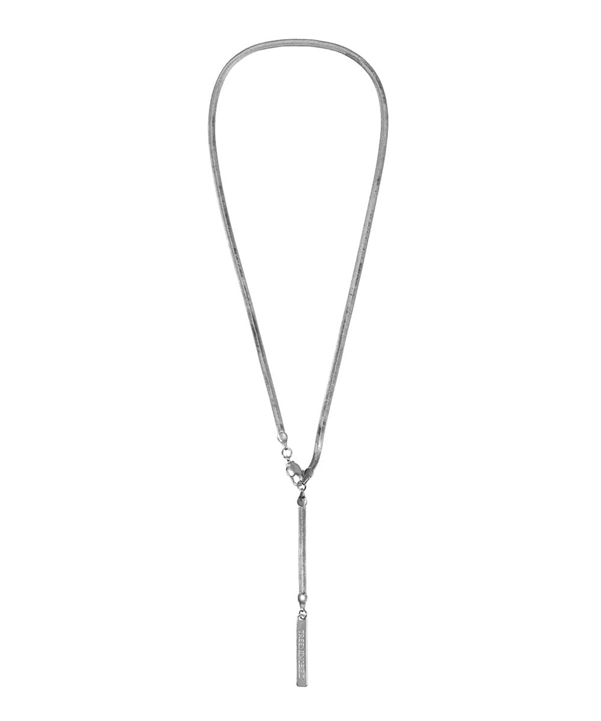 트리밍버드(TREEMINGBIRD) Minimal Sleek Chain Necklace [ Silver ]