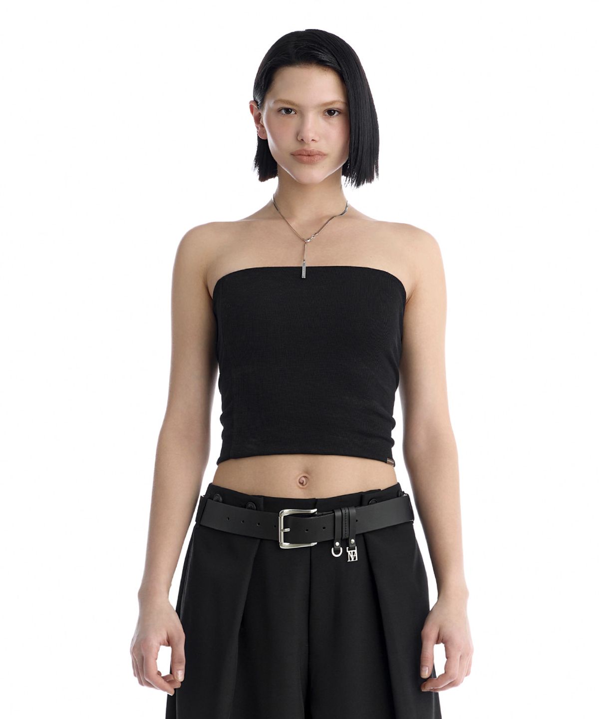 트리밍버드(TREEMINGBIRD) Essential Tube Top [ Black ]