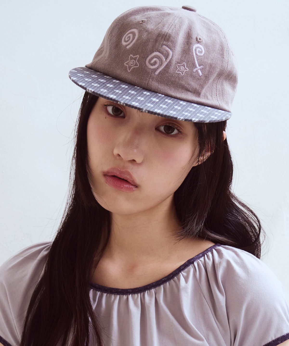 오피쉬(OAFISH) Dot Ball Cap, Purple