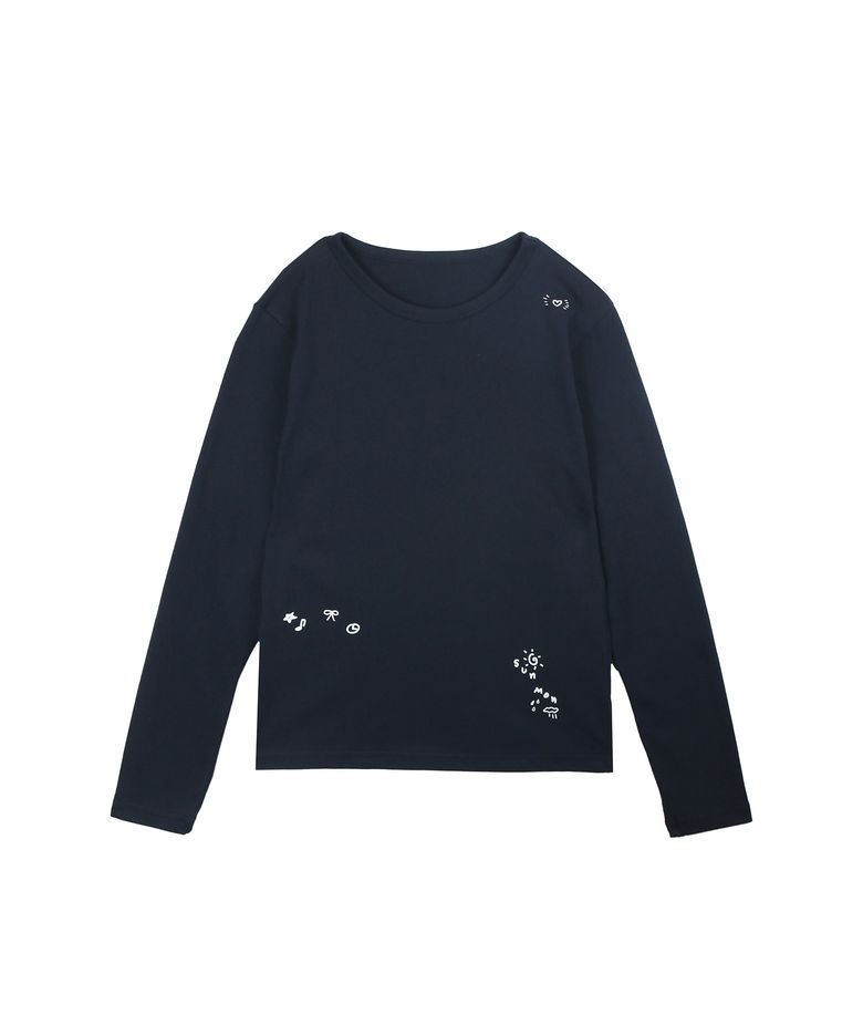 Little Tatoo L/S Tee [Navy]